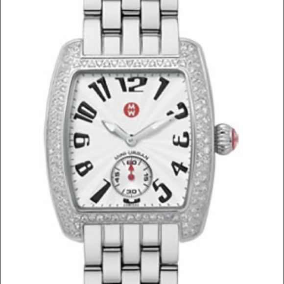 Michele Accessories - Michele Urban Mini Watch with Diamonds